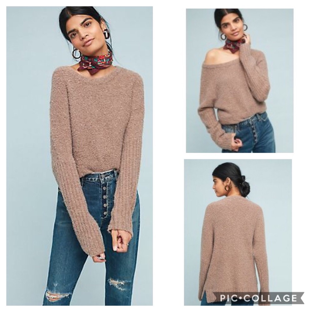 Anthropologie Sleeping on Snow Lavinia pullover S